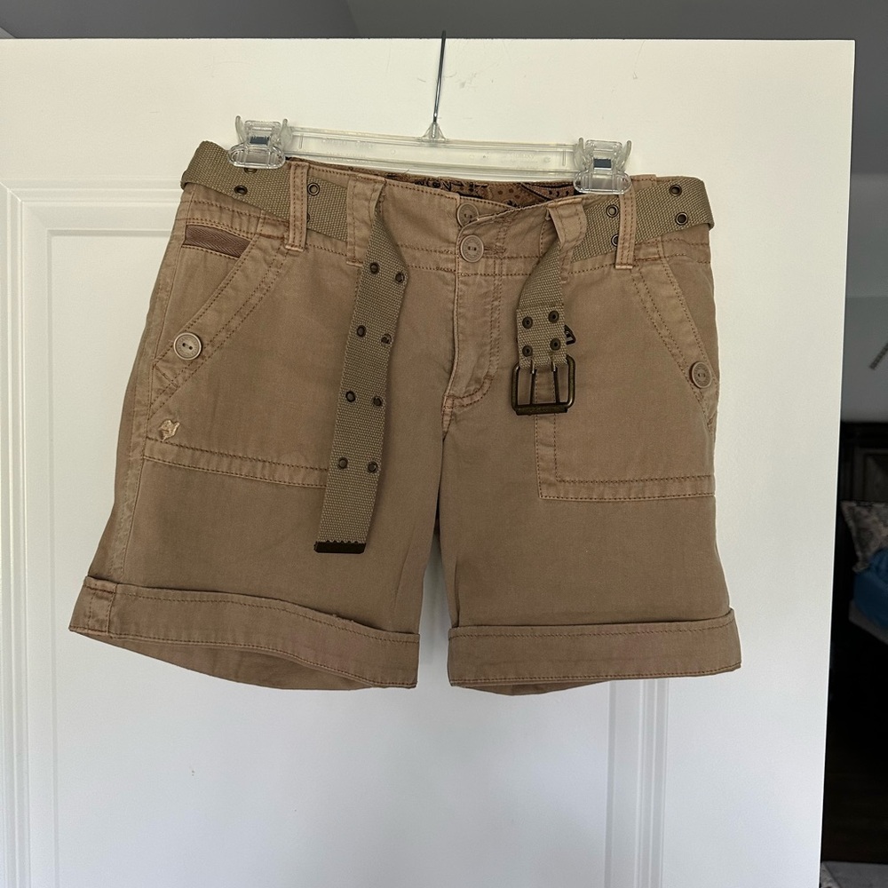 Sanctuary Women's Cargo Shorts with Belt